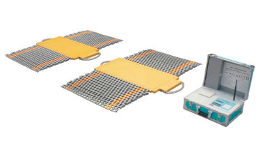 10t 20t المحمولة شاحنة المحور الموازين IP67 دقة حماية المياه 0.5-2٪