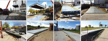 10-100t شاحنة مقياس Weighbridge سهلة التركيب حياة طويلة العمل